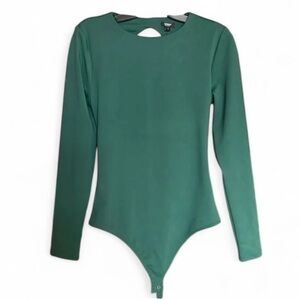 NEW Express Body Contour Bodysuit
Open back Emerald color Size XS